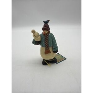 Williraye Studio Collectables snowman holding small Snowman